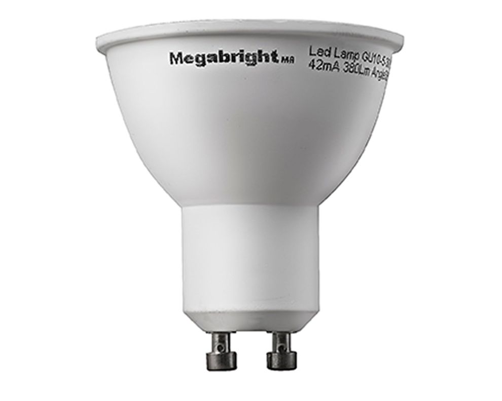 Ampolleta bright LED 5,5W GU10 luz fría PAR16 3 unidades Megabright-2