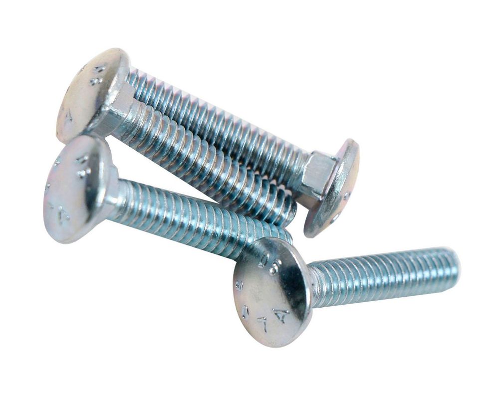 Perno coche 1/4 x1 1/4" zincado bolsa 50 unidades Imporper-0