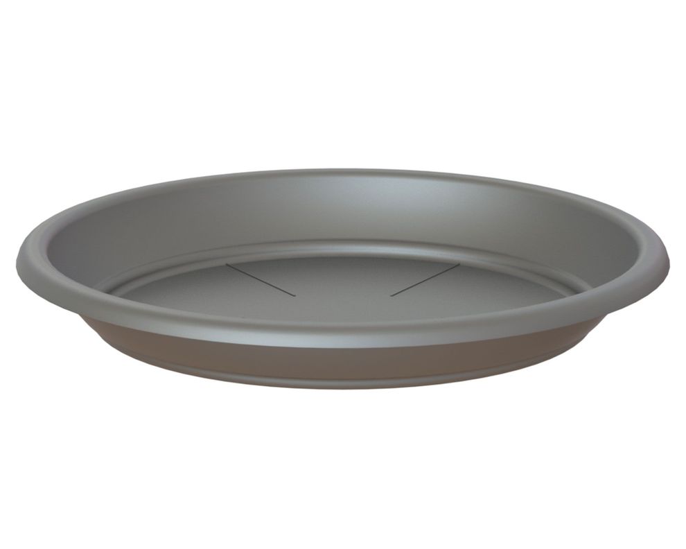 Plato maceta 18 cm Capri antracita Outzen-0