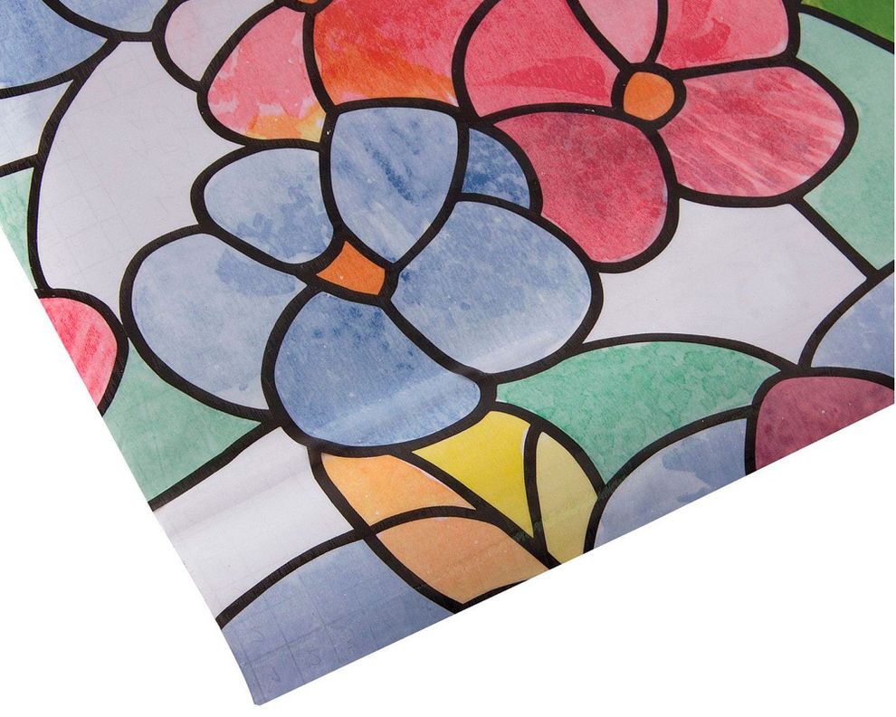 Papel autoadhesivo 2x0,45 m flores rojas Muresco-2