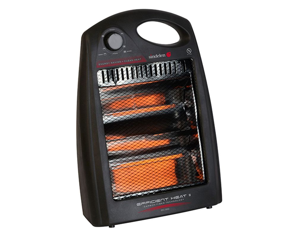 Calefactor fibra de carbono 800W EEC-3000NG negro Sindelen.-0