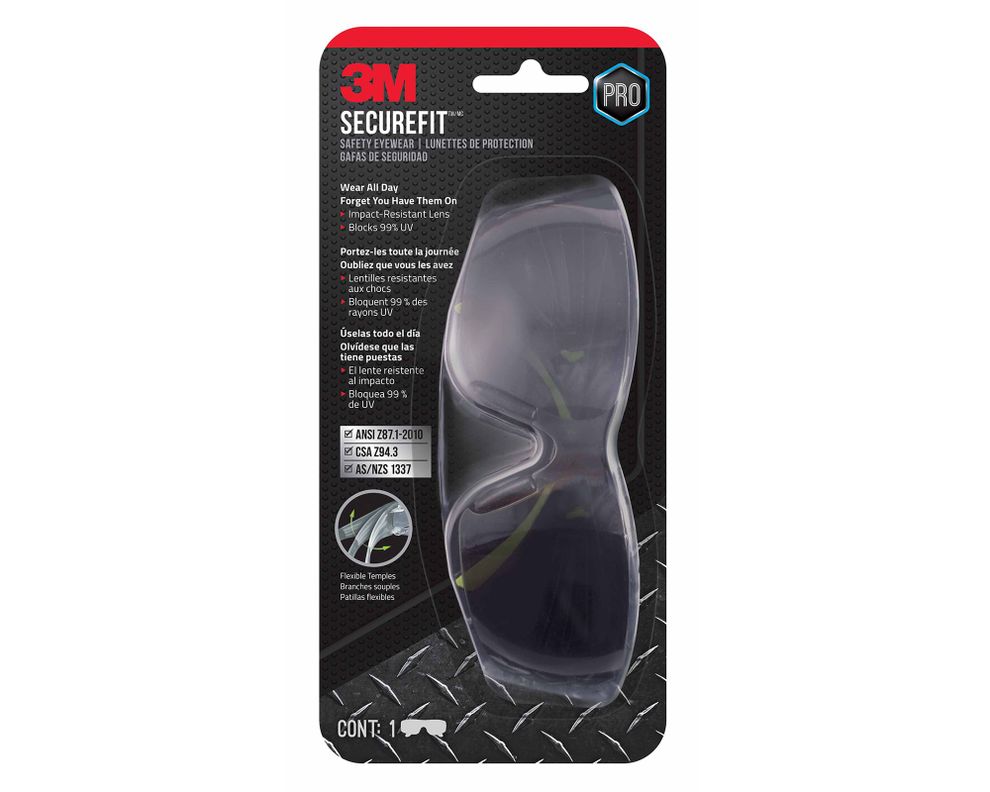Lente de seguridad Securefit SF400 gris-2