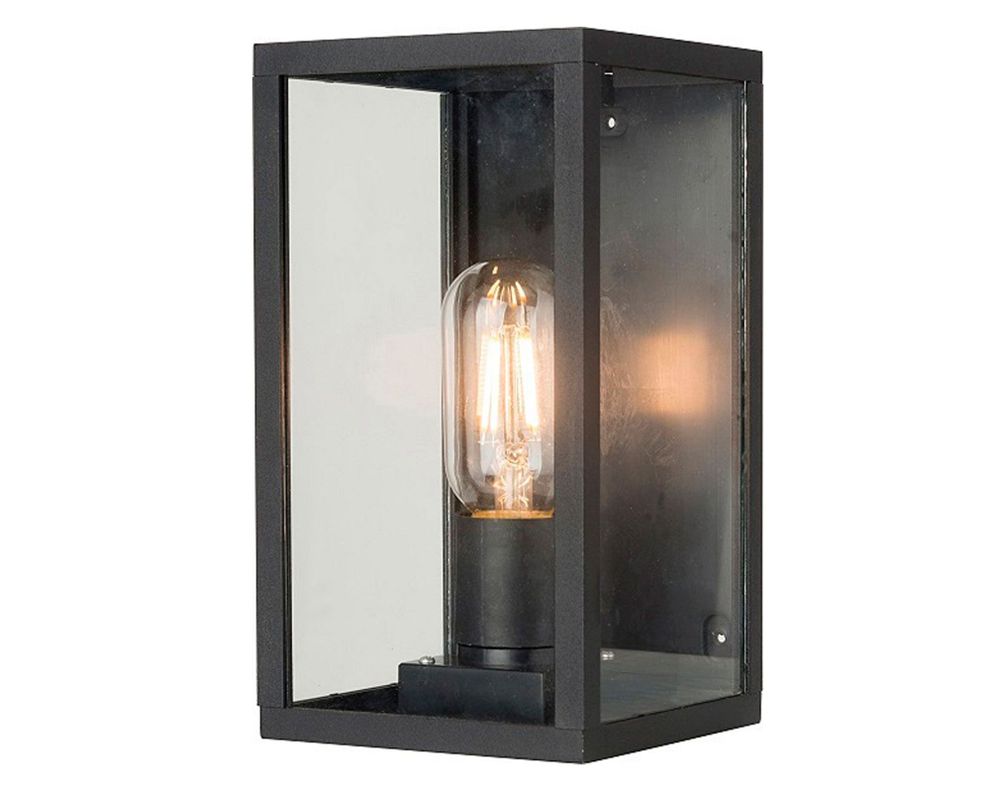 Aplique muro Varina E27 1L negro-0