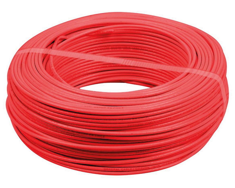 Cable EVA plus 2,5 mm 100 m H07Z1-U rojo Cocesa.-0