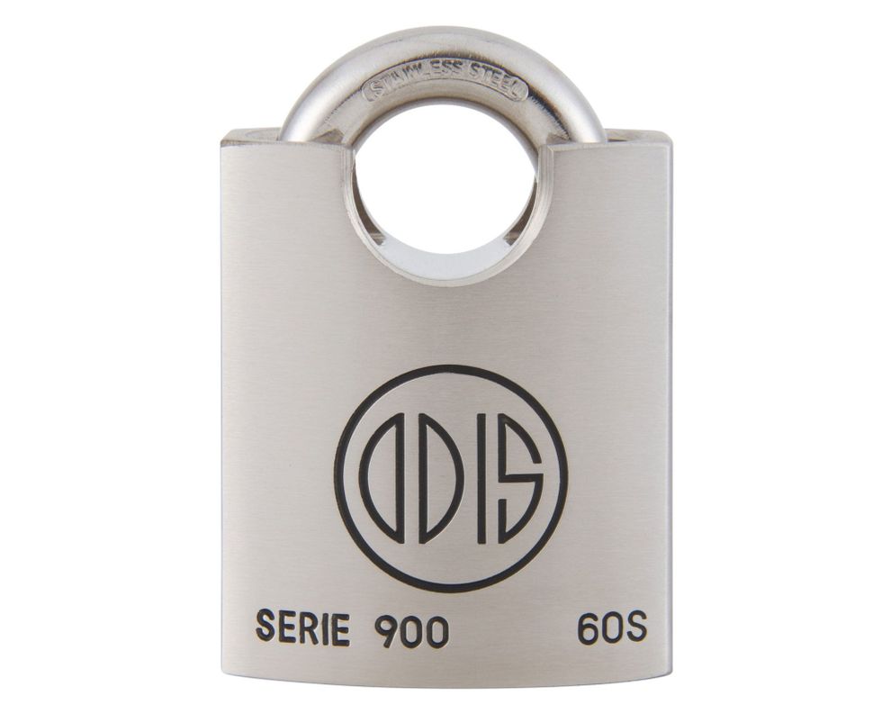 Candado alta seguridad exterior acero con hombros 60mm S900 Odis-0