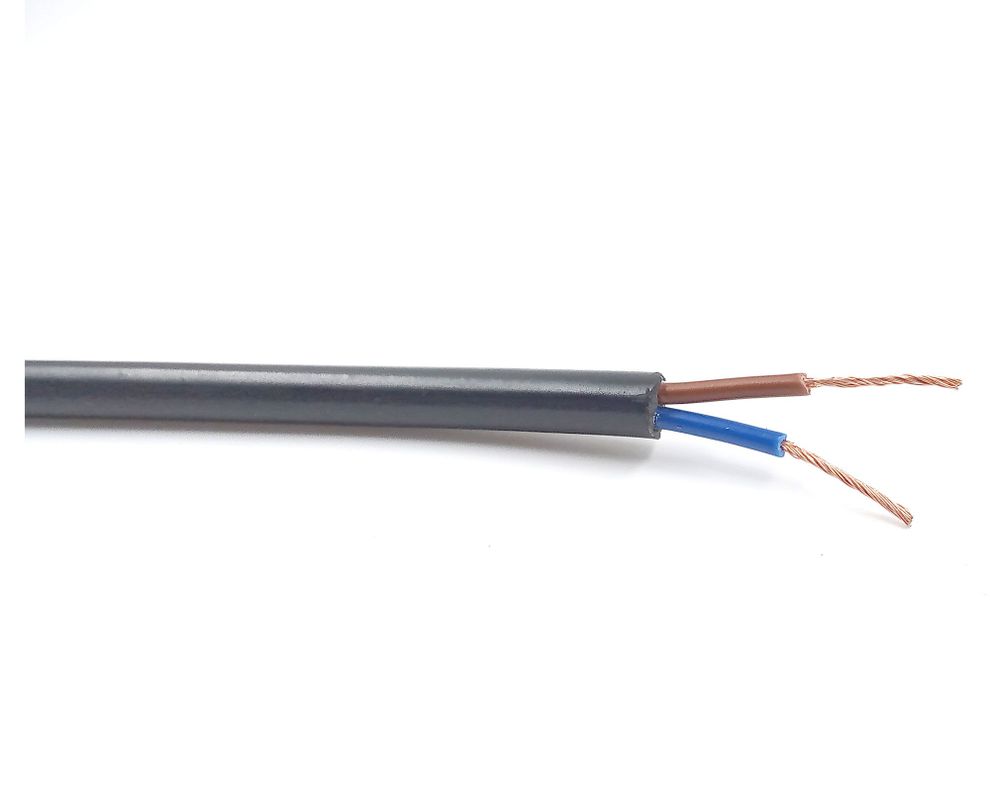 Cordón H05 2x0.75 mm 1 m negro Electromex-0