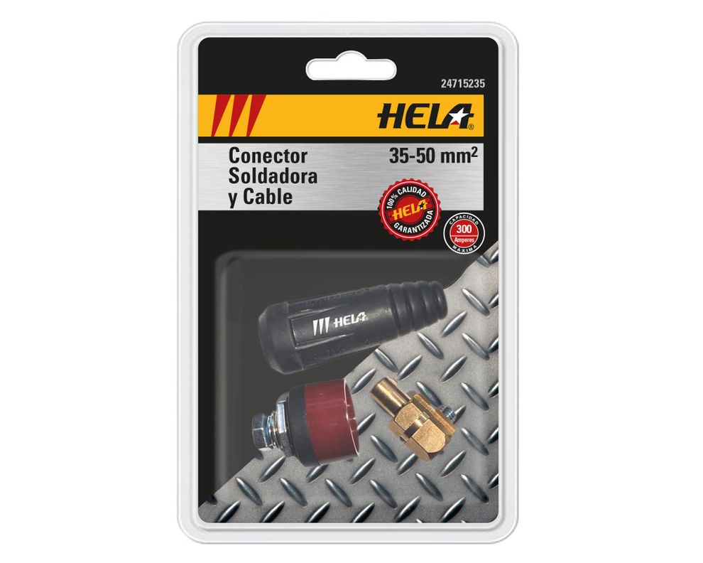 Conector soldadora/cables 35-50 mm Hela-1