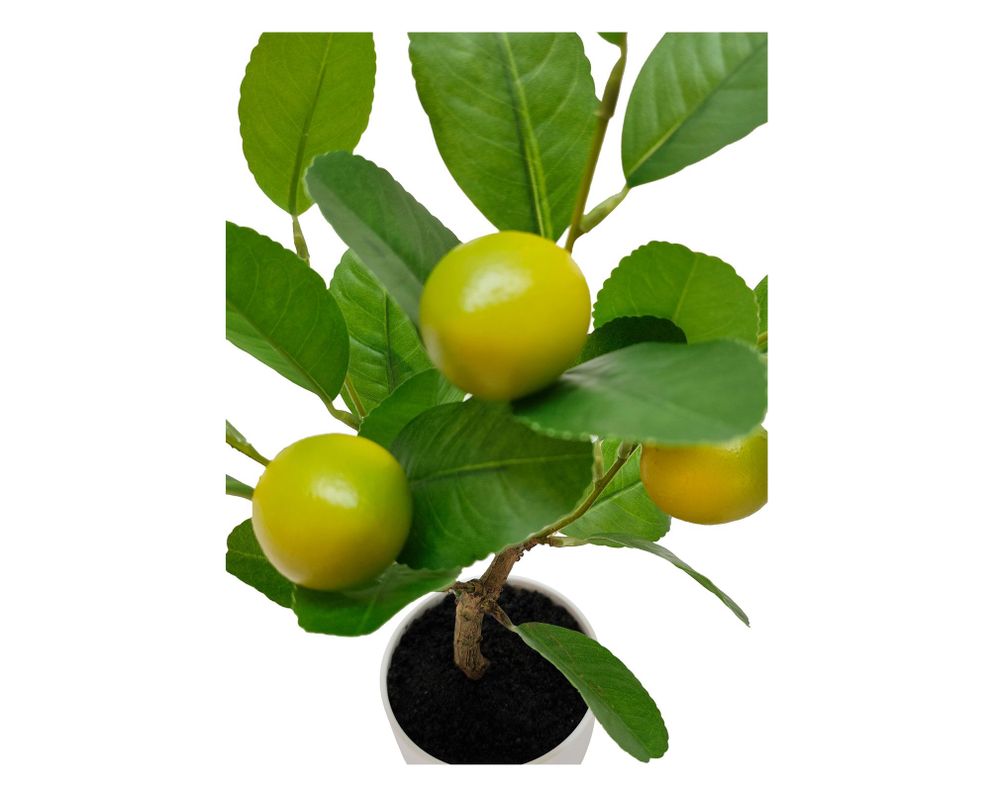 Planta artificial con maceta Limón-1