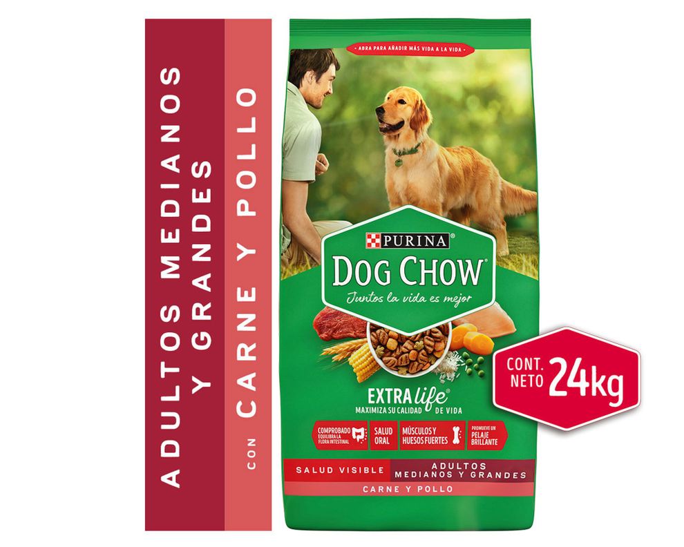 Alimento Dog Chow perro adulto 24 kg-0