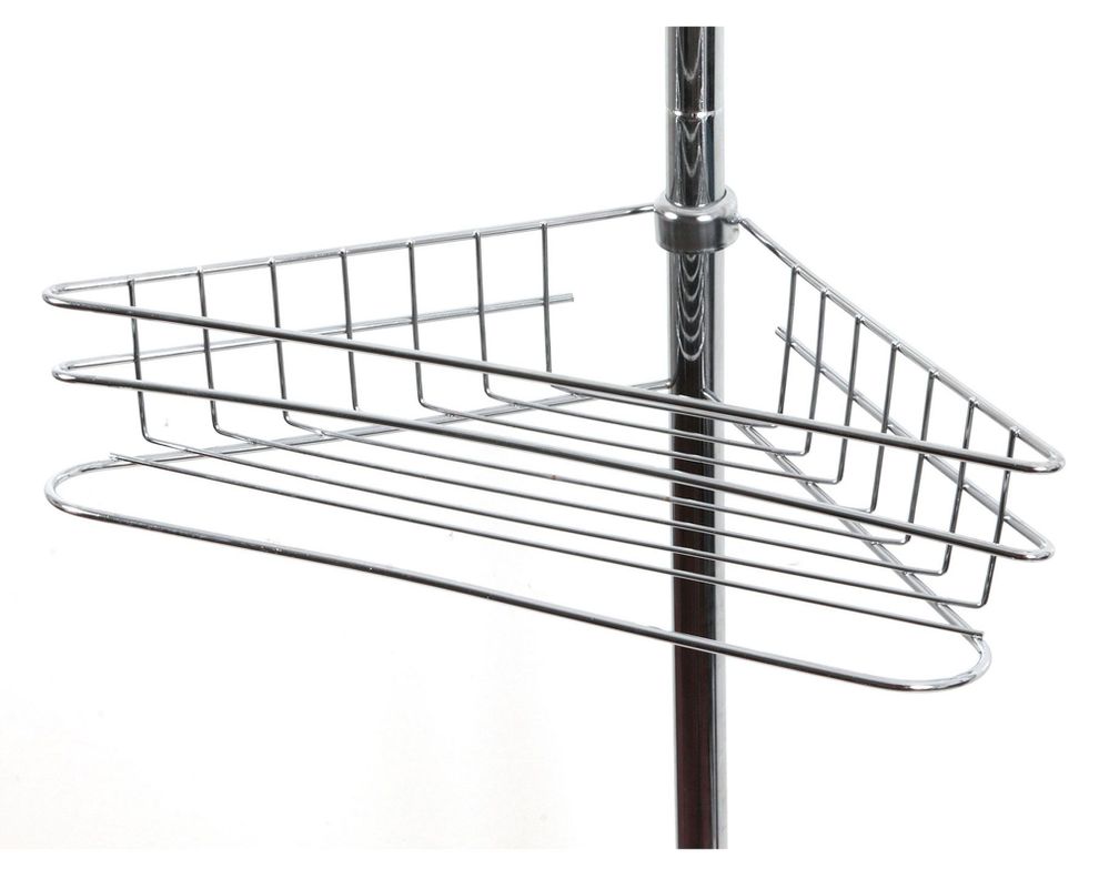 Organizador ducha 250 cm cromo Cotidiana-5