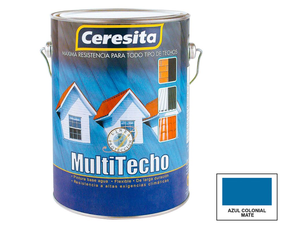 Pintura techo Multitecho 1 GL azul colonial mate-0