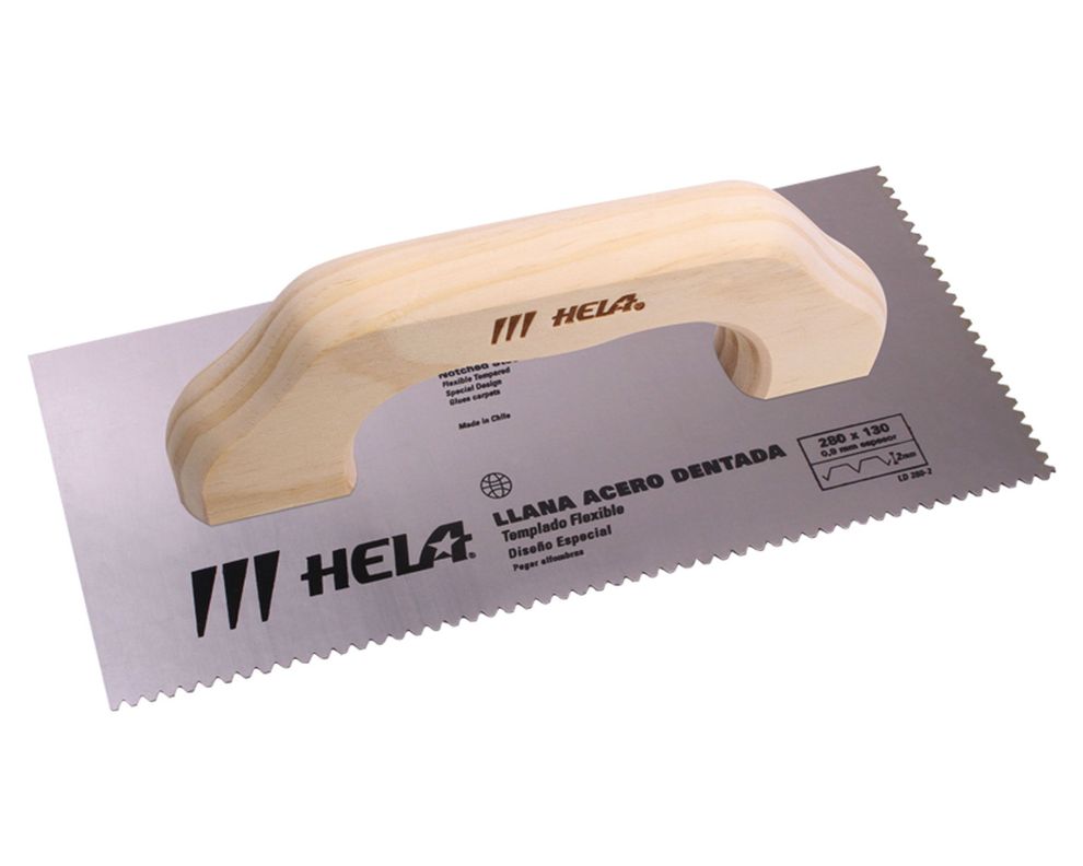 Llana acero 280 x 130 mm dentada ld 280-2 Hela-0