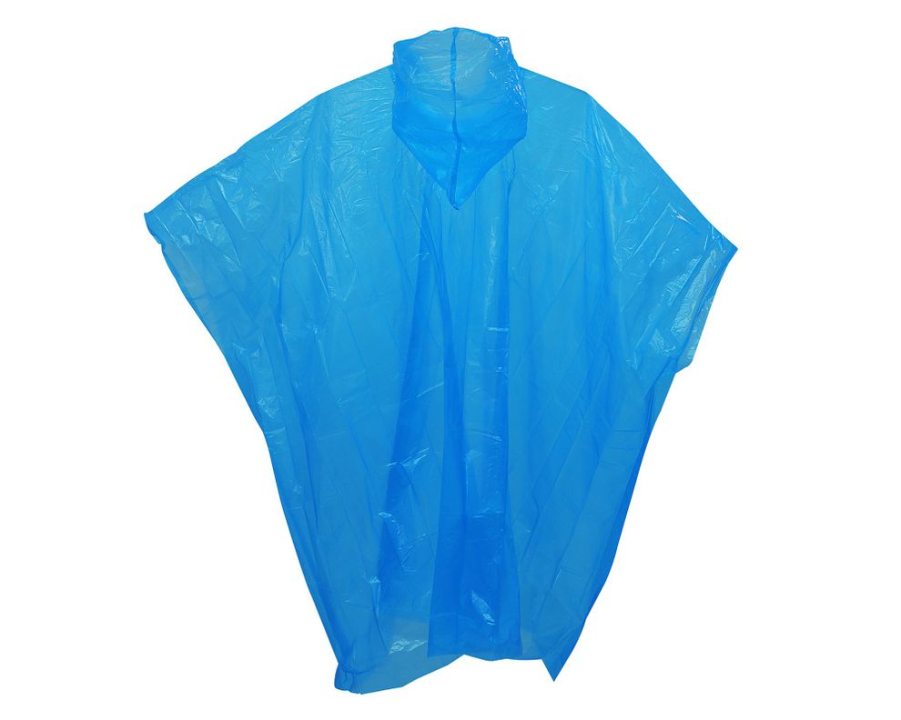 Poncho de emergencia Biodegradable azul Alaska.-2