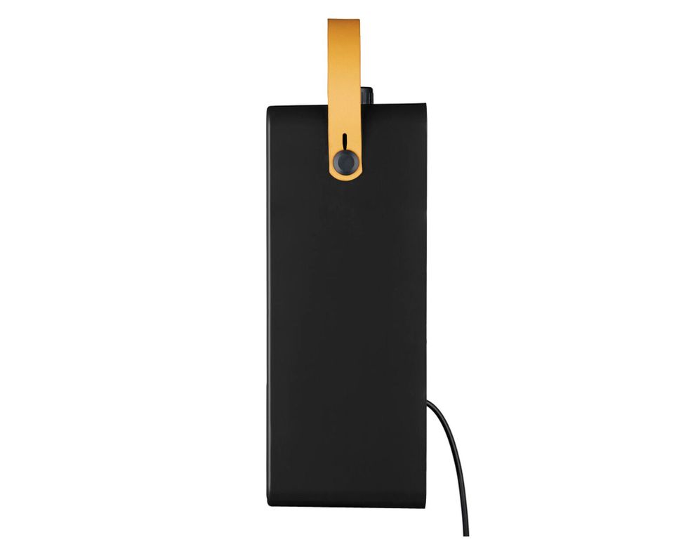 Calefactor efecto chimenea negro 1800W-3