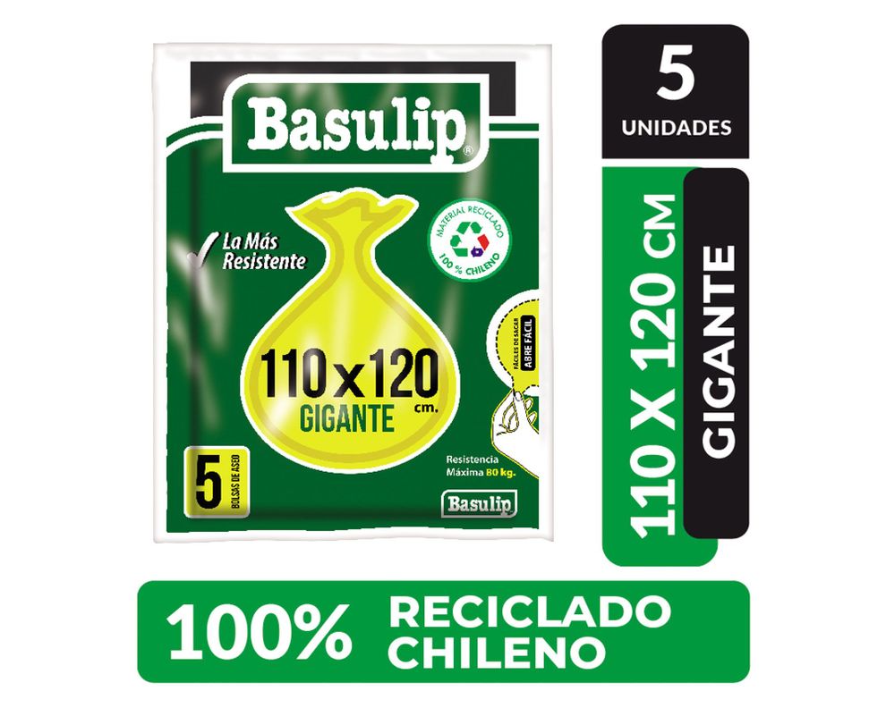 Bolsa para basura extra grande Basulip-0