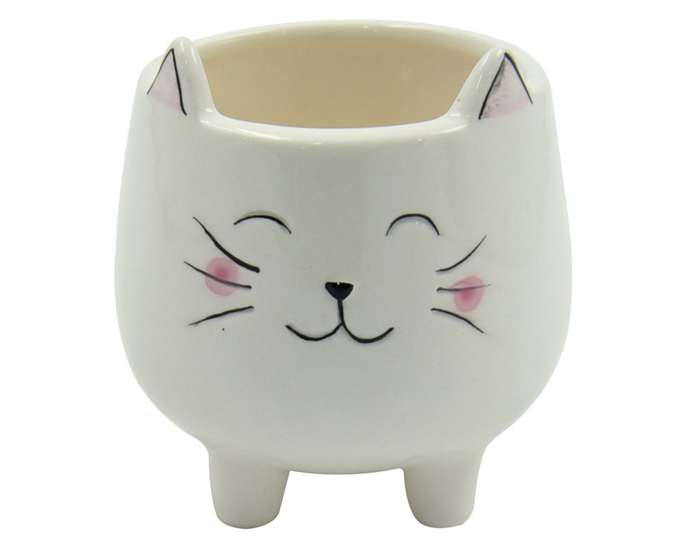Maceta cerámica Gato