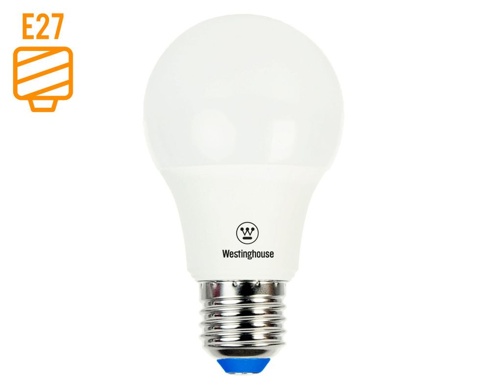 Ampolleta LED 9W E27 luz cálida Bola A60-0