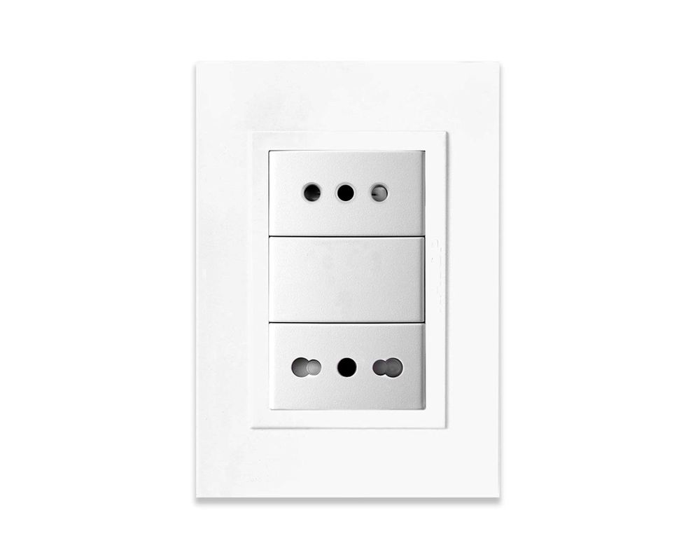 Enchufe doble 10-16A Zen basic armado blanco-0