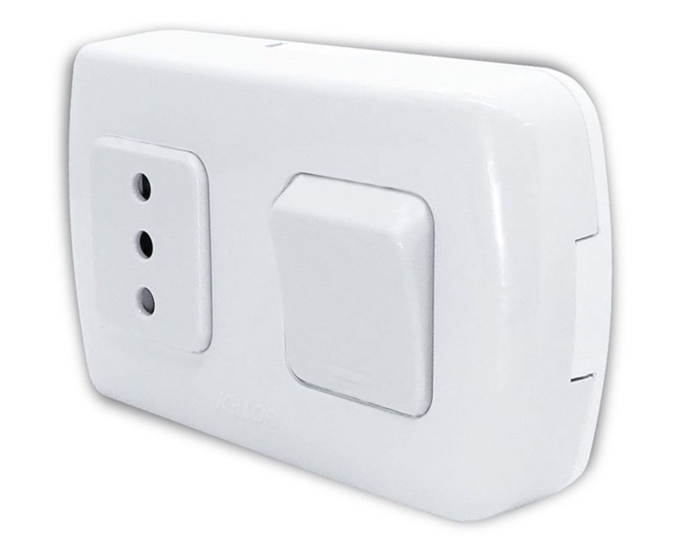 Interruptor 9/12 enchufe tekna 10a 250v Kalop-3