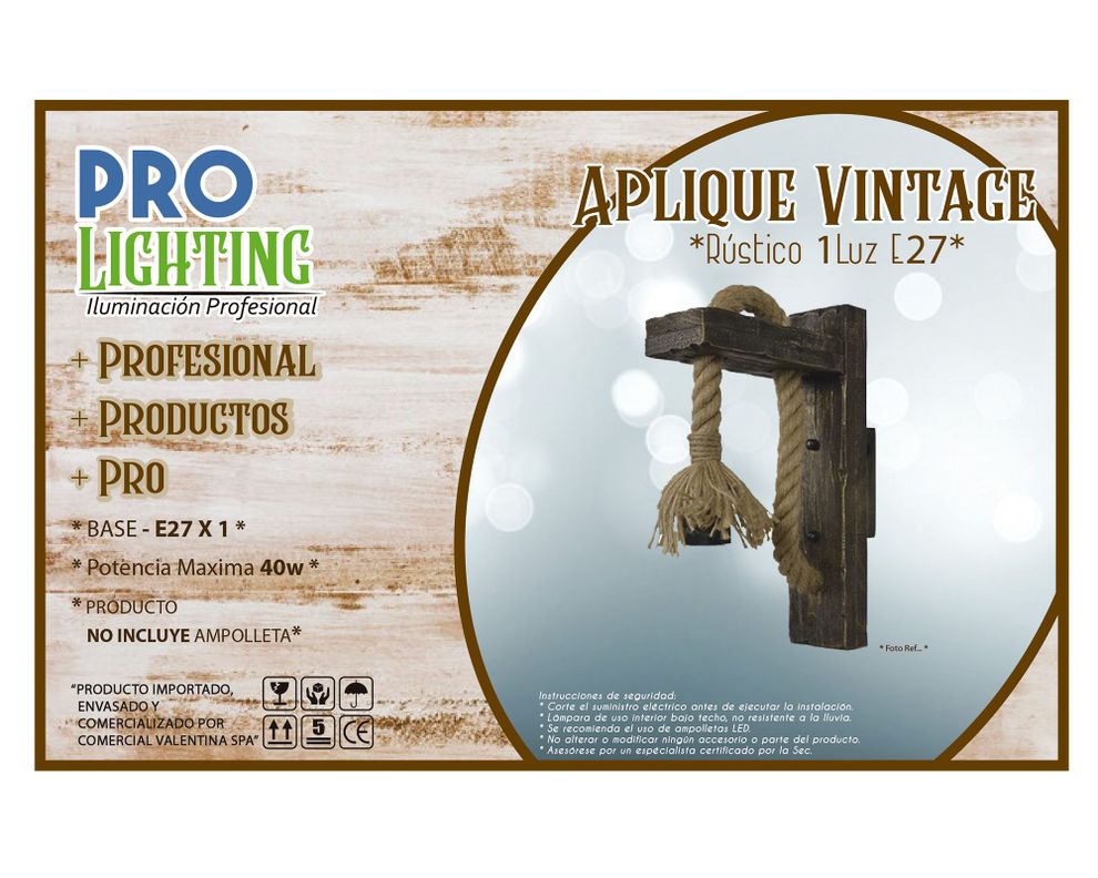 Aplique 1L E27 Rustico Pro-Lighting-1