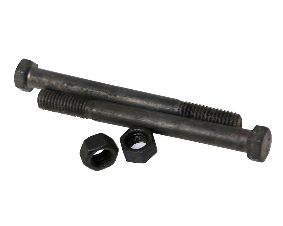 Perno hexagonal G2 3/8x4 con tuerca bolsa 2 unidades Imporper-0