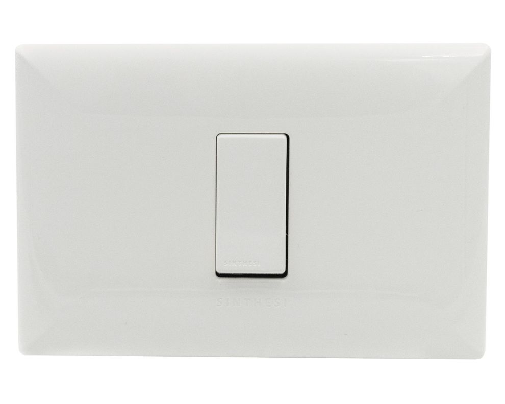 Interruptor conmutador 9/24 placa armada Línea S17 blanco-0