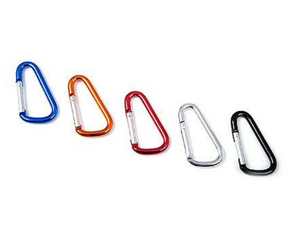 Set 5 mosquetones 7 cm Colores Imporper-0