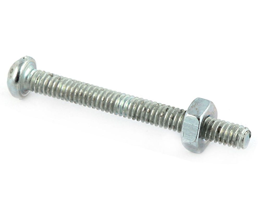 Perno cocina con tuerca 1/8x1 1/4'' zincado 20 unidades Arnik-2