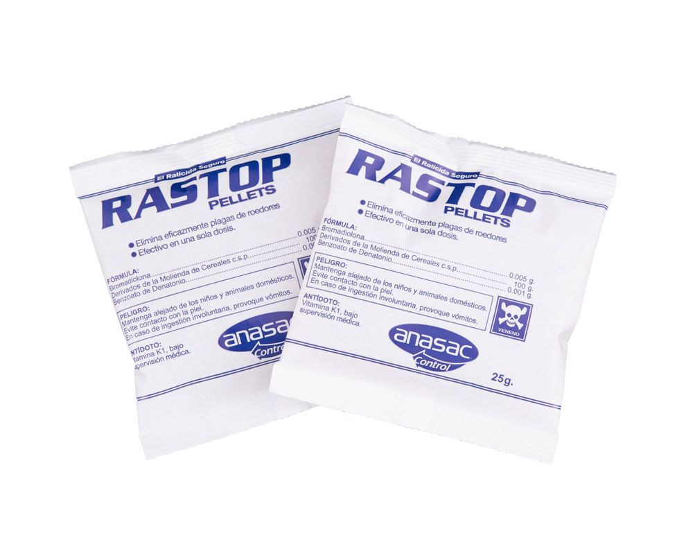 Raticida pellet Rastop ultima generación 500g Anasac-2