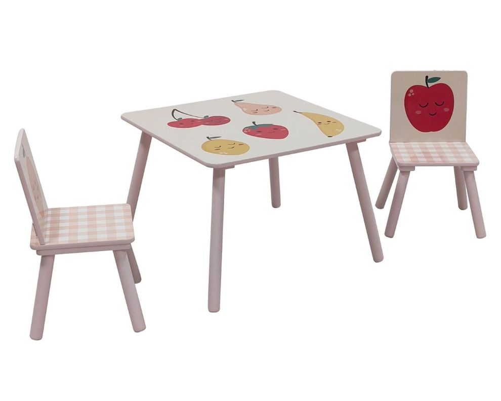 Mesa infantil + 2 sillas Farmer fruits-2