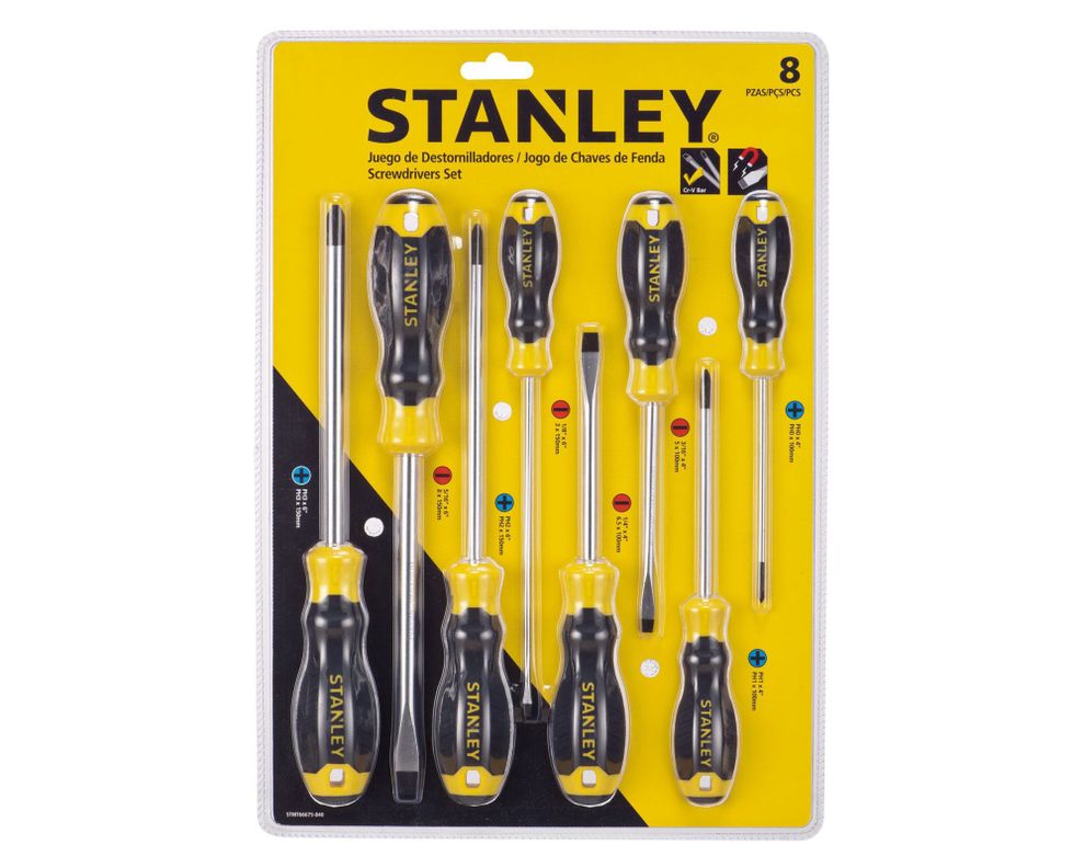 Juego destornilladores STMT66675-840 8 piezas Stanley.-0