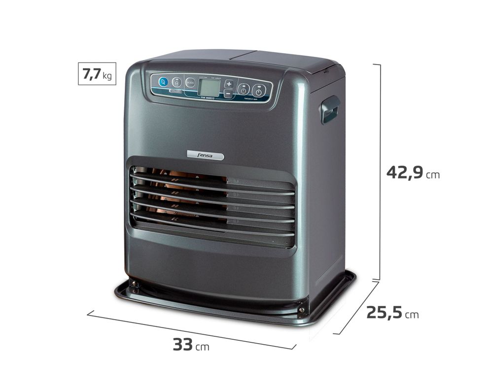 Estufa parafina láser 5 litros FHK 950 Eco gris-3