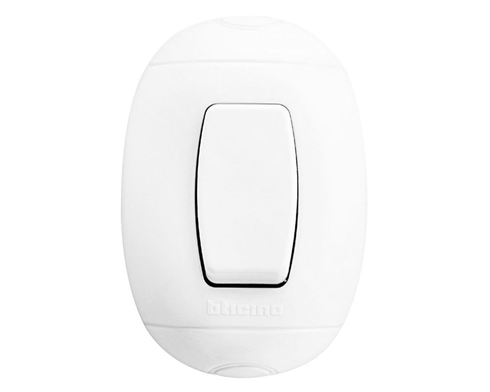 Interruptor 9/24 10 a 250 v blanco oval Bticino-0