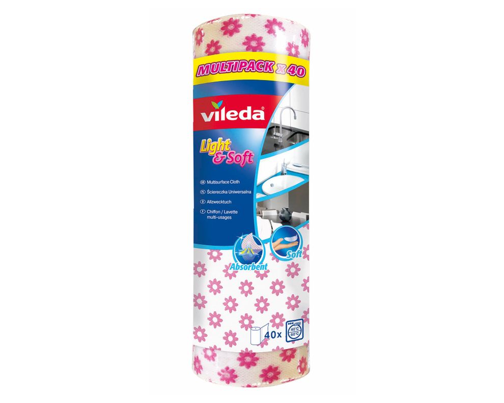 Paño semidesechable en rollo Light and Soft 25x7x7 cm-0