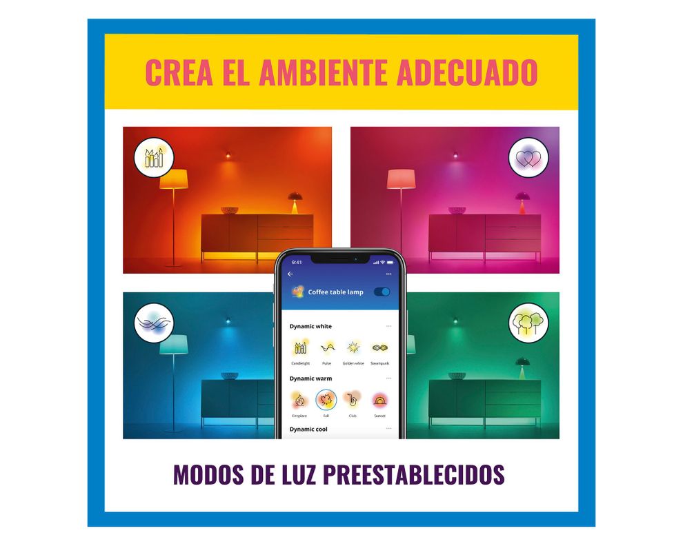 Ampolleta Led 8.5W E27 RGB Smart Bulbo A60-2