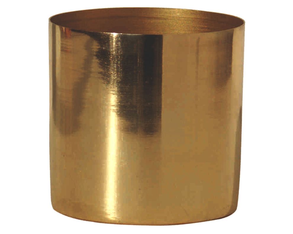Maceta 16 cm Lisa recta gold-0