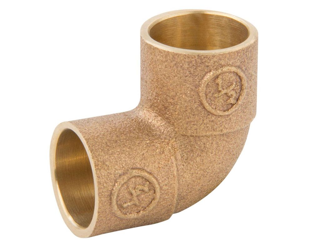 Codo de bronce 1/2 so so Nibsa-0