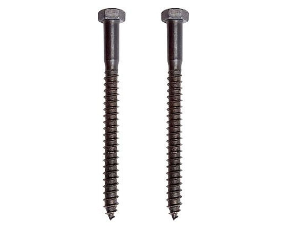 Tirafondo 3/8x4 1/2’’ cabeza hexagonal negro. Vhe-1