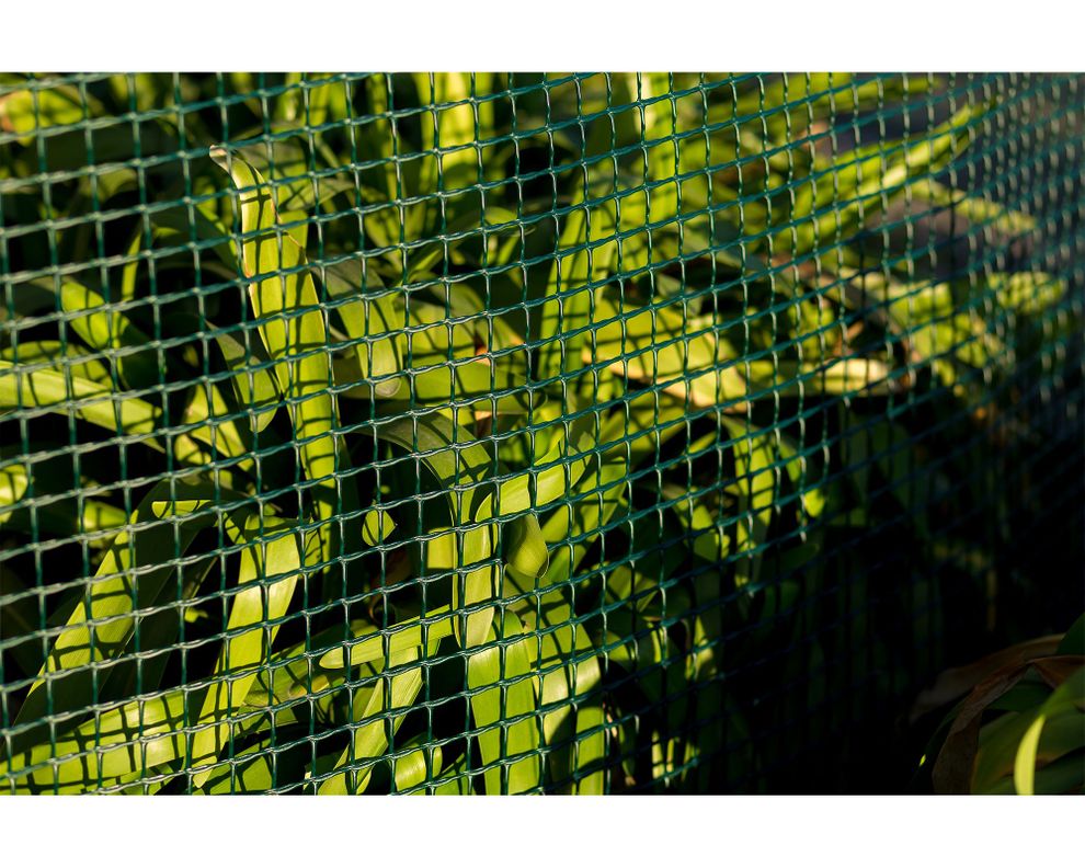 Malla jardinera 6x6mmx1x5 m Plástica verde-1