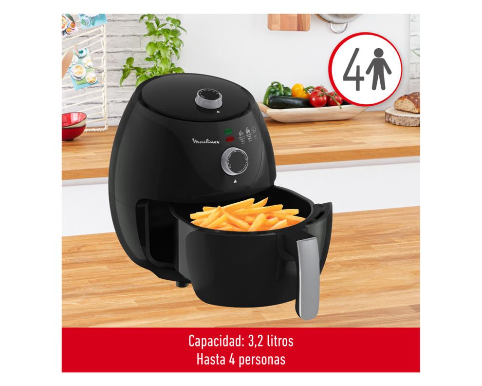 Freidora de aire 3.2 litros Essential Mecánica-2