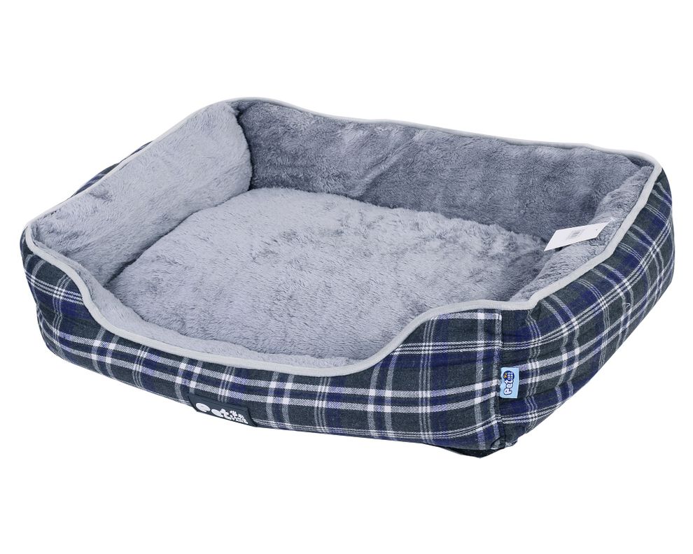 Cama mascota Escocés azul 65x55x16 cm-0