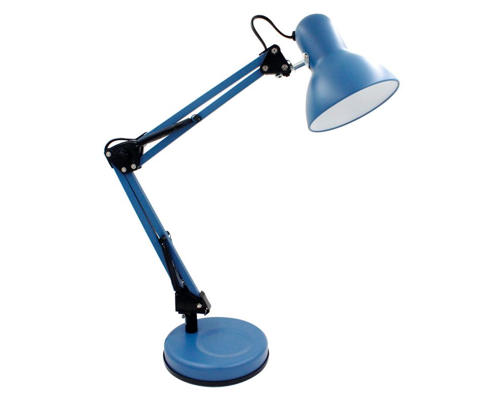 Lámpara escritorio 40W E27 1L Valencia azul marino-0