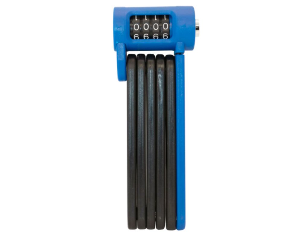 Candado plegable K1200CP azul/negro-2