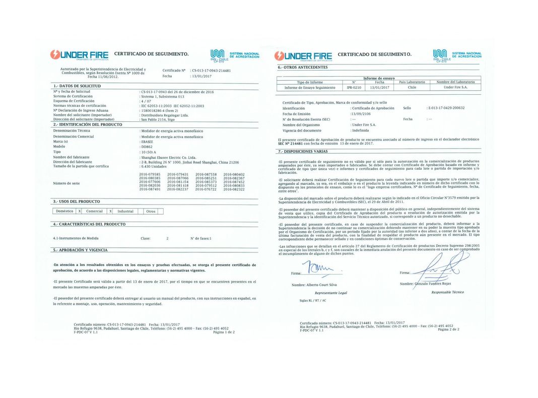 Medidor certificado 10(50)amp monofásico Drl-1