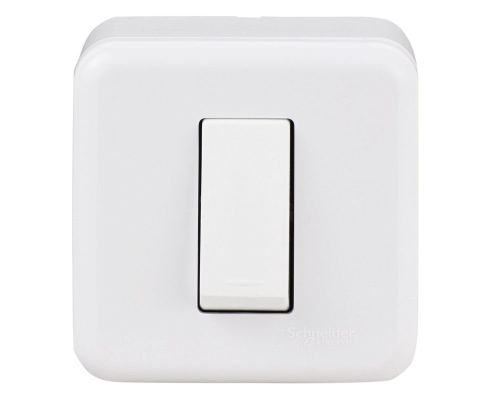 Casquete interruptor 16A Génesis blanco Schneider-0