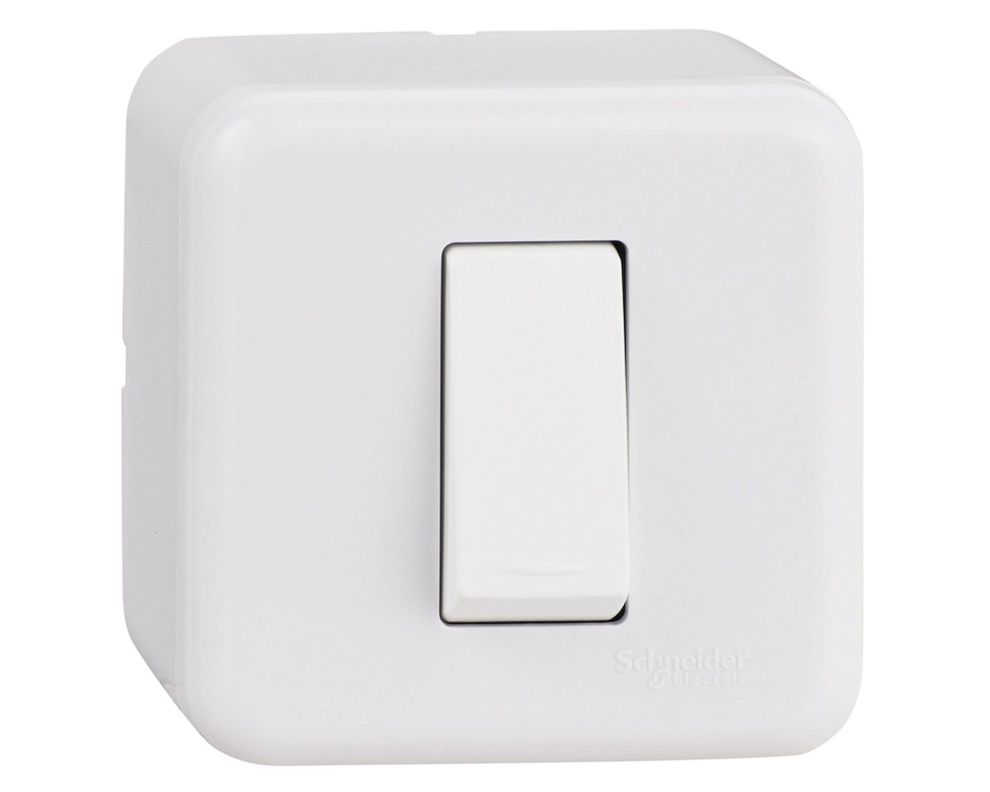 Casquete interruptor 16A Génesis blanco Schneider-1