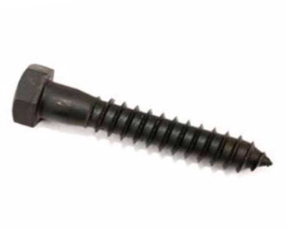 Tornillo Tirafondo 1/4 x 2’’ pavonado 25 unidades Imporper-0