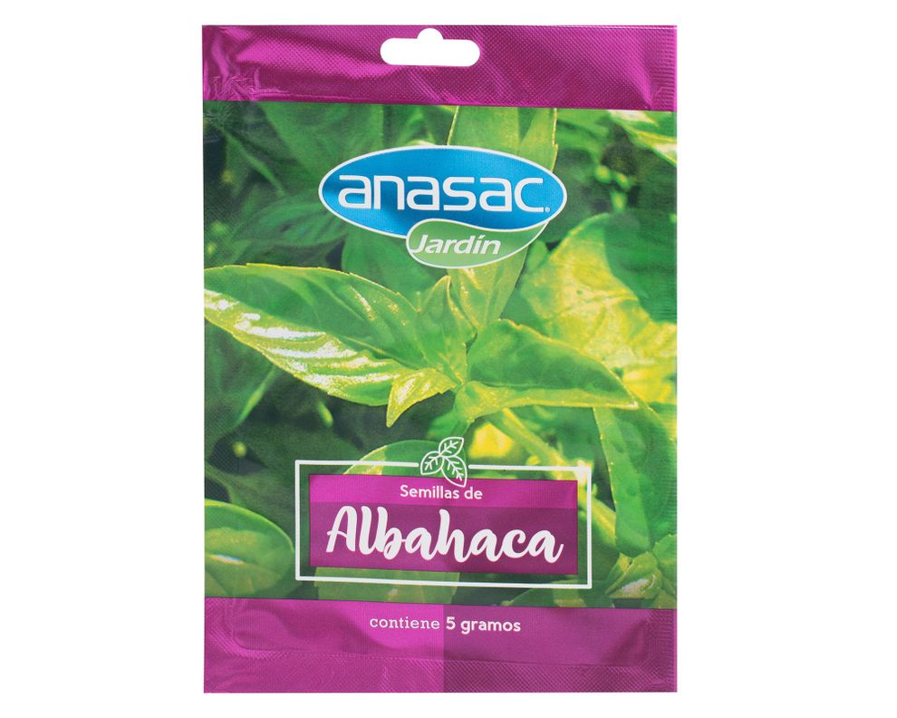 Semilla albahaca 5 gr Anasac-0