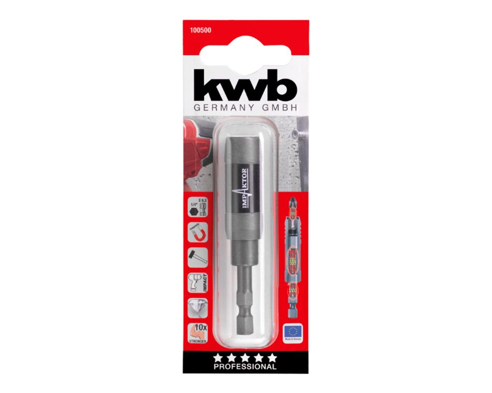 Portapunta impactador 1/4'' KWB-0