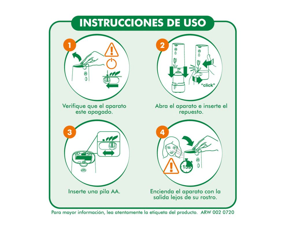 Pack 2 Recarga desodorante ambiental Air Wick Vainilla Navidad Freshmatic 500 ml-4